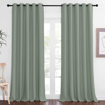 NICETOWN Sliding Door Window Treatment Blackout Patio Door Curtain Panels by NICETOWN
