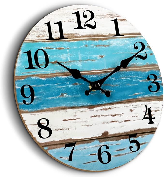 CHYLIN Nautical 14 Inch Wall Clock, Silent Sweep Movement, Good Gift by CHYLIN