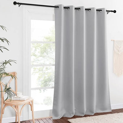 NICETOWN Sliding Door Window Treatment Blackout Patio Door Curtain Panels - Image 8
