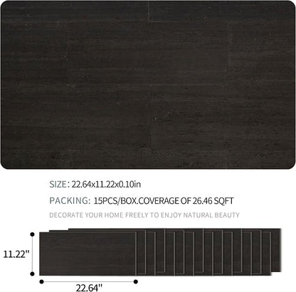 SINGULARWOOD 15pcs/26.46 sq ft Soft Stone Wall Tiles, Flexible Travertine Rock - Image 3