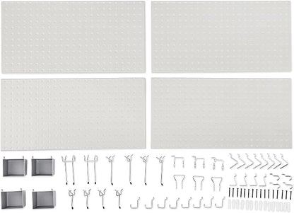 Amazon Basics Rectangular Metal Pegboard Wall Organizer, Tool Storage - Image 7