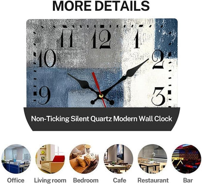 ArtSocket Wooden Wall Clock Silent Non-Ticking, Battery Operated - Image 3