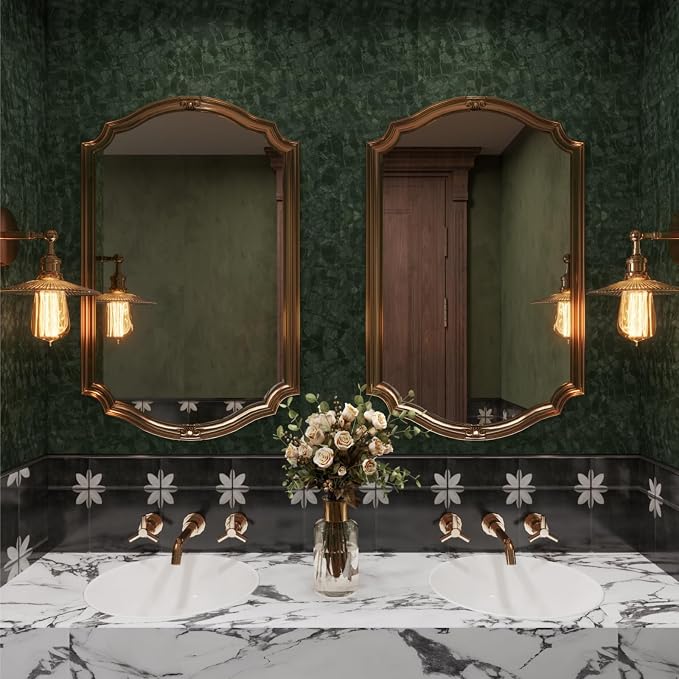 Abyssaly Dark Green Peel and Stick Wallpaper - Image 4