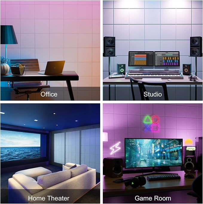 Sonicism 8 Pack Acoustic Wall Panels - Image 5