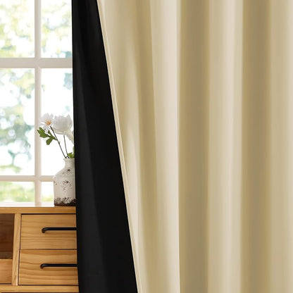 RYB HOME 100% Blackout Doorway Curtains, Closet Curtain - Image 6