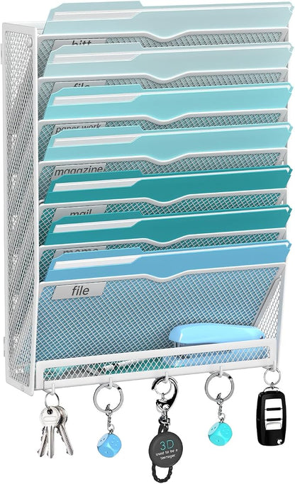 8-Tier Hanging Wall File Organizer by JMHUD