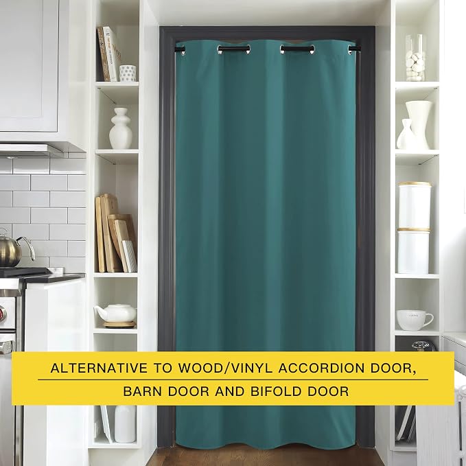 NICETOWN Doorway Curtain Room Divider Drape Screen Partitions, Vertical Blind - Image 4