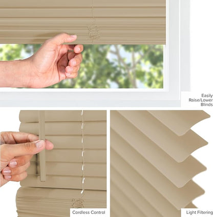 CHICOLOGY Blinds for Windows, Mini Blinds, Window Blinds, Door Blinds, Blinds & - Image 2