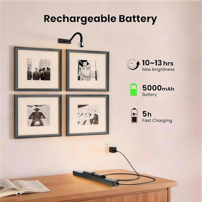 3Pack Picture Light Battery Operated, 16in Picture Light - Image 5