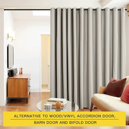 NICETOWN Closet Door Heavy Curtain, Room Dividers Shade Screens Partitions - Image 2