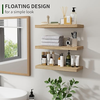 Marsmiles Wood Floating Shelves - Image 3