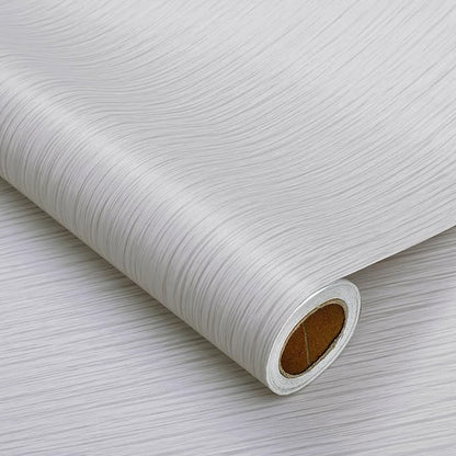 Heroad Peel and Stick Wallpaper Wood Contact Paper Wood Wallpaper Light Grey by HeroadBrand