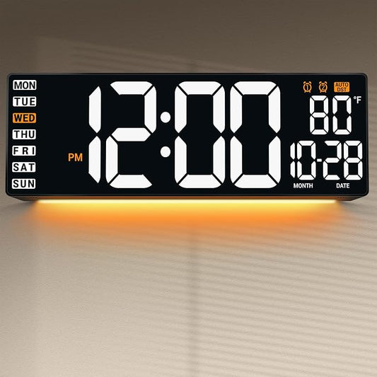 16.5" Large Digital Wall Clock by Unknown