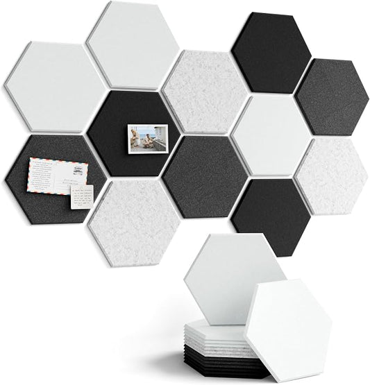 Fluxynara Hexagon Cork Board Alternative by FLUXYNARA