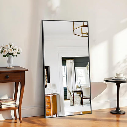 KOCUUY Bathroom Mirror, 30x60 Inch Large Black Mirrors - Image 5