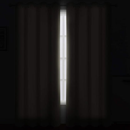 LEMOMO Beige Thermal Blackout Curtains/52 x 95 Inch/Set of 2 Panels Room - Image 3
