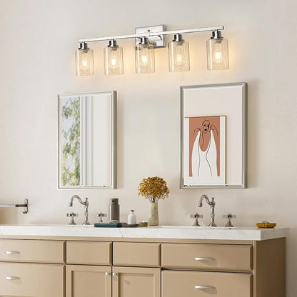 Ascher Bathroom Light Fixtures, 5-Light Vanity Lights - Image 2