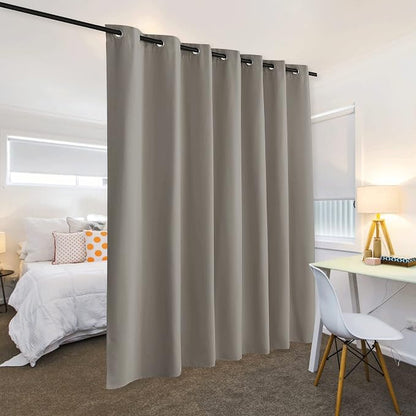 RYB HOME Privacy Curtain for Sliding Glass Door, Light Block Noise Reduce - Image 3