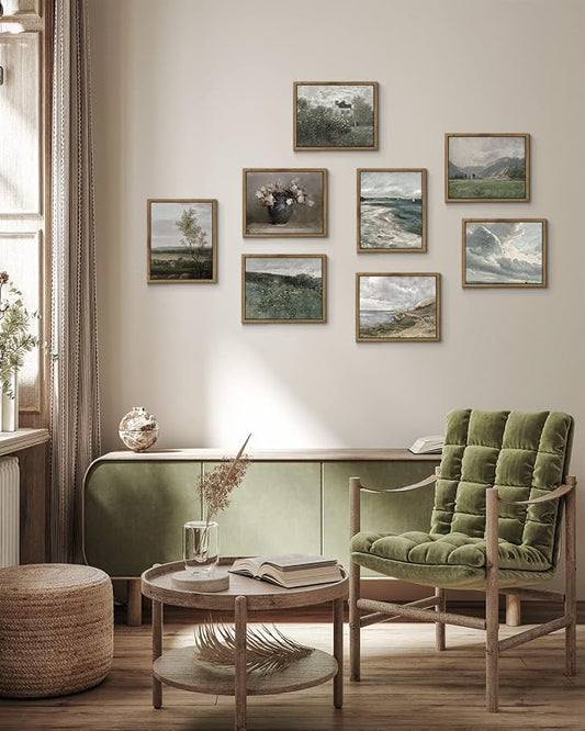 InSimSea Framed Canvas Wall Art, Vintage Decor - Image 2