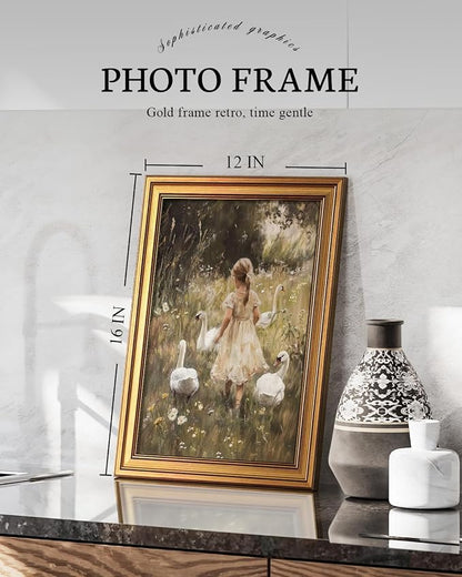 VIYYIEA Vintage Gold Framed Wall Art - Image 2