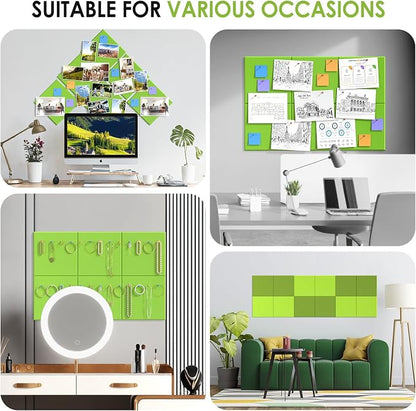 MaxGear Large Cork Board for Wall 36" x 24", Fruit Green Bulletin Board - Image 6