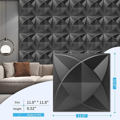 Art3d Decorative Textured PVC 3D Wall Panels - Image 3