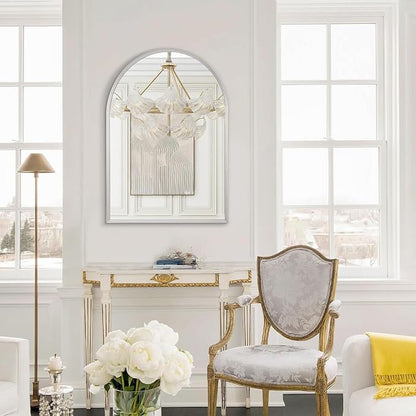 Arched Wall Mirror, Metal Frame Bathroom Mirrors, Arched Vanity Mirror - Image 5