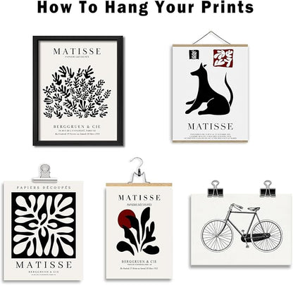 ANERZA 16 PCS Black and White Wall Art Decor, Matisse Abstract Gallery Wall - Image 4