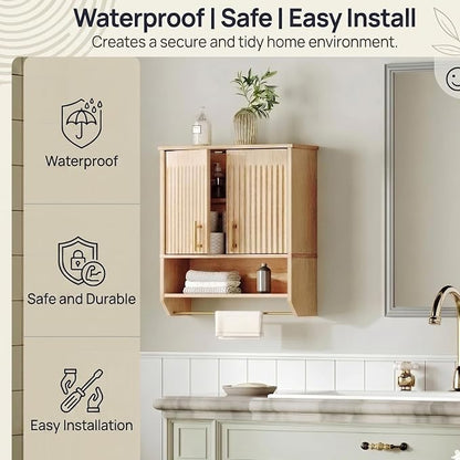 HOOBRO Narrow Bathroom Wall Cabinet - Image 4