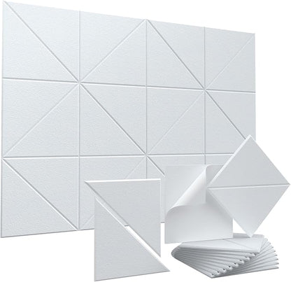 Vieshful 20 Pack Acoustic Panels, Peel & Stick Sound Absorbing Wall Panels by Vieshful
