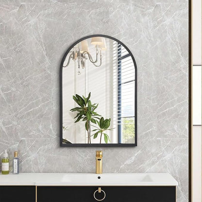 Arch Bathroom Mirror, Wall Mounted Mirror, Living Room 20"x16" - Image 3