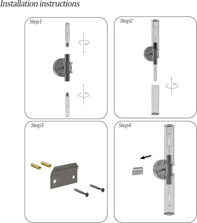 Rechargeable Battery Wall Sconce - Image 3
