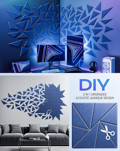 12 Pack Acoustic Panels, Sound Proof Foam Panels - Image 5