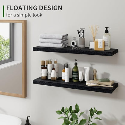 Marsmiles Wood Floating Shelves - Image 3