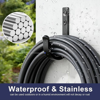 Wall Hooks 4 Pack, 22LB Load-Bearing Black Metal Heavy Duty Hooks - Image 4