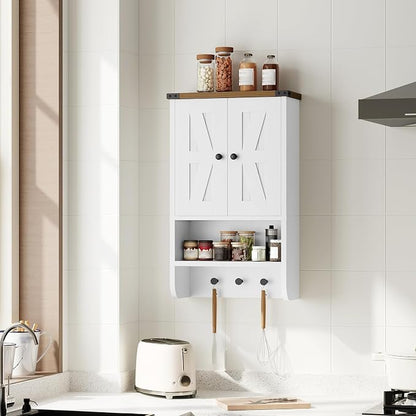 MAHANCRIS Bathroom Wall Cabinet, Farmhouse Medicine Cabinet - Image 6
