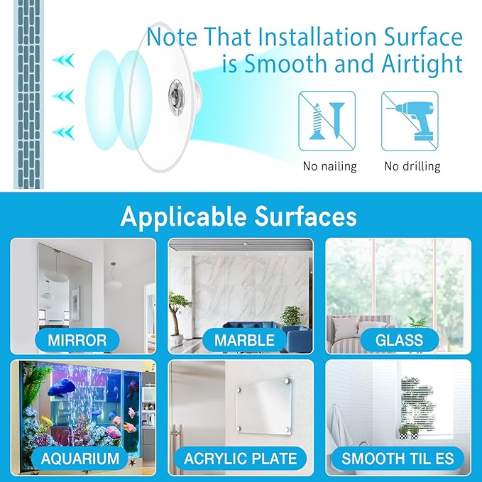 2-Pack Acrylic Window Plant Shelves with Suction Cups & Support Brackets - Rectangle Window Sill Extender for Herb Pots, Succulents, Flower Boxes, Micro Greens | Indoor/Outdoor Use