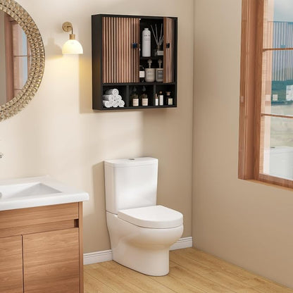 Bathroom Wall Cabinet, Wooden Medicine Cabinet - Image 6