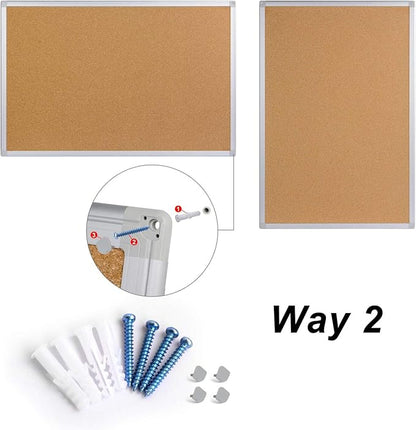Large Cork Board Bulletin Board 48 x 36, Office Board - Image 7