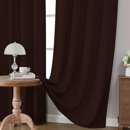 CUCRAF Blackout Curtains 90 inch Length 2 Panels Set, Rod Pocket Room Darkening - Image 5