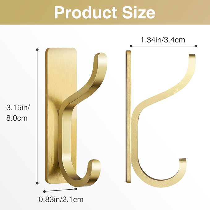 pickpiff Adhesive Wall Coat Hooks - Image 5