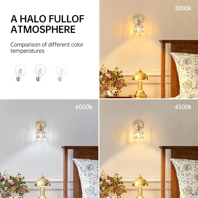 Shenmoyl Vintage Wall Sconces - Image 5