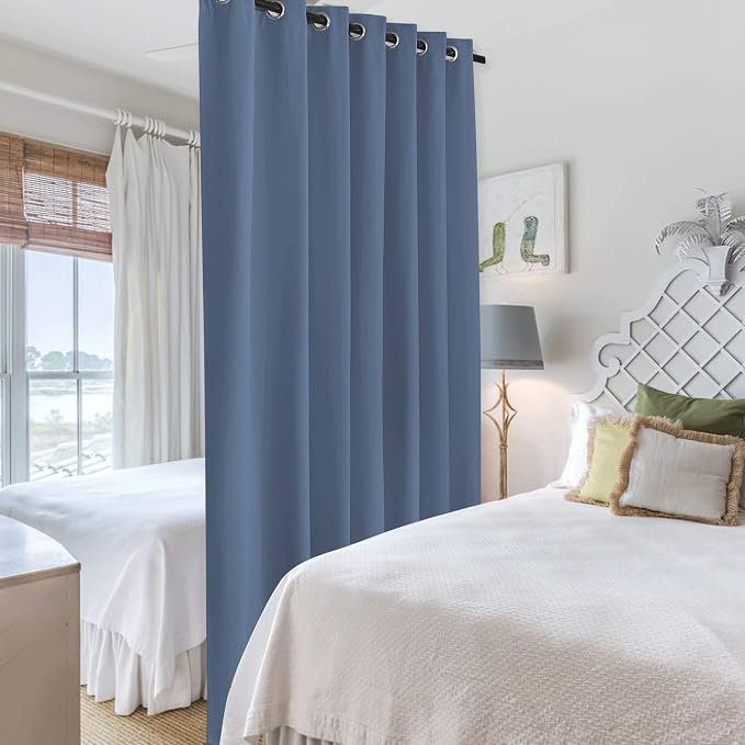 RYB HOME Privacy Curtain for Sliding Glass Door, Light Block Noise Reduce - Image 4