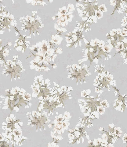 17.3" x 393.7" Floral Peel and Stick Wallpaper Self Adhesive Wallpaper by LUKUUI