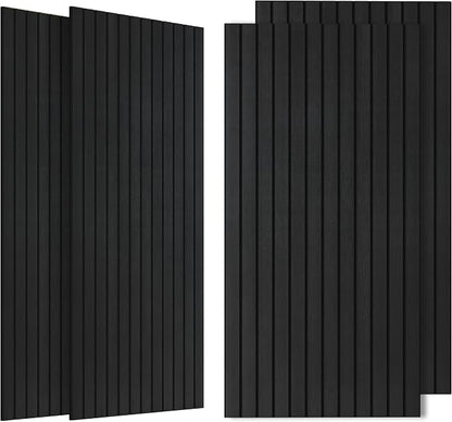 4 Pack Acoustic Panels, 47.2”x23.6” Decorative Large Acoustic Wall Panels by AUTORIFIC