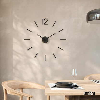 Umbra Blink Modern DIY 3D Wall Clock, Frameless Large Decorative Wall Clock - Image 2