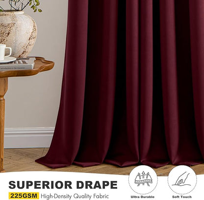 MIULEE Blackout Curtains for Bedroom Living Room 2 Panels, Thermal Insulated - Image 5
