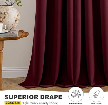 MIULEE Blackout Curtains for Bedroom Living Room 2 Panels, Thermal Insulated - Image 6