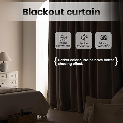 Back Tab Room Divider Curtains, Extra Wide Theater Curtains - Image 5