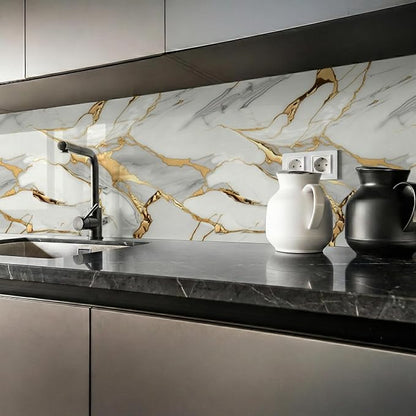 IZODEKOR 4 Pcs 24"x48" PVC Marble Wall Panels - Image 4